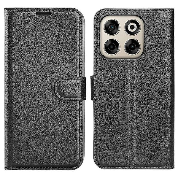 Til ZTE Blade V70 Etui Litchi Tekstur Stødsikkert Læder Wallet Telefon Cover - Grøn Multicolor Black