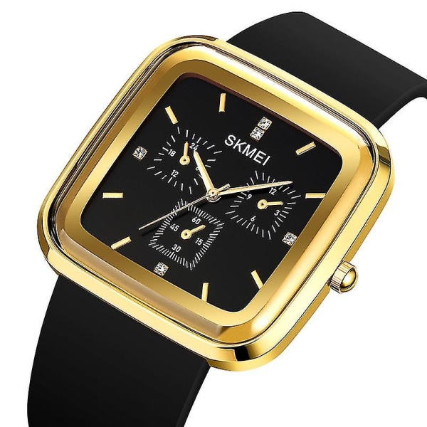 Skmei 1902 Vandtæt Quartz Ur Sort Brun