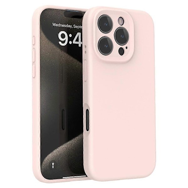 iPhone 16 Pro Max -kotelo PC+nestemäinen silikoni suojapuhelinkuori mikrokuituvuorella Multicolor Style H
