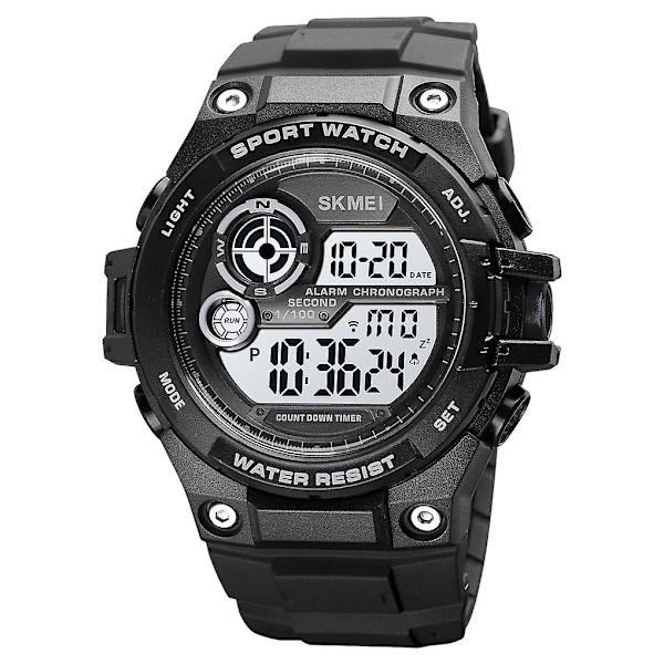 Skmei 1759 Digital Display Vattentät elektronisk watch Black