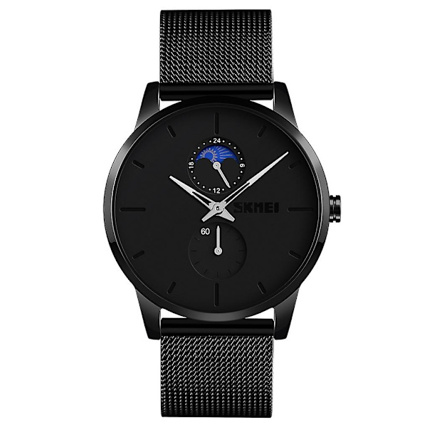 Män Casual Quartz Watch White