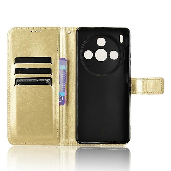 Etui til ZTE nubia Z60S Pro 5G Crazy Horse Tekstur PU Læder Telefon Wallet Cover Multicolor Style C
