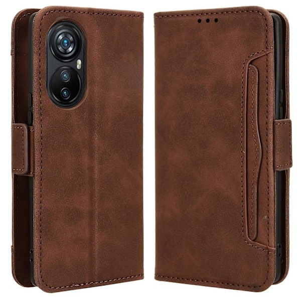 Blackview A200 Pro -kotelo, lompakkomallinen jalustalla ja usealla korttipaikalla Multicolor Style D