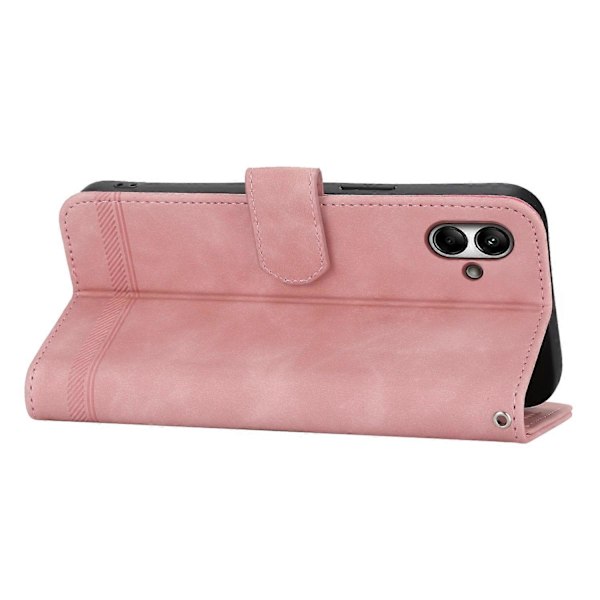 DIERFENG DF-03 Samsung Galaxy A05 4G -puhelinkotelo PU-nahkaa, jalustalla ja lompakolla Multicolor Style B