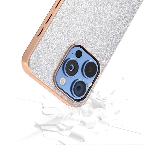 iPhone 16 Pro Max -kotelo, galvanointi, kimallepintainen PU+TPU-suojakotelo Multicolor Style B