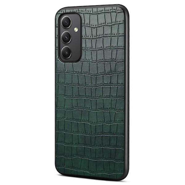 Samsung Galaxy A35 5G Nahkainen Takakuori Krokotiilikuviolla Suojaava Kotelo Multicolor Style C