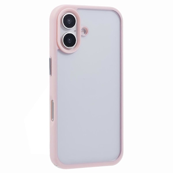 iPhone 16 -kotelo TPU+PC Kristallinkirkas takakansi kaulanauhan rei'illä Multicolor Style C