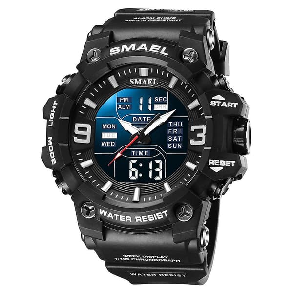 Smaal 8049 Men multifunktions watch Black
