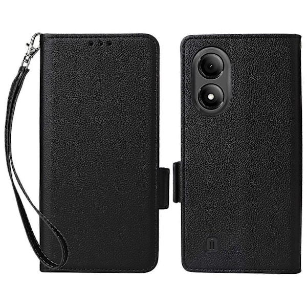För ZTE Blade A33S Fodral Magnetlås Läder Telefonskal med Rem Multicolor Style A