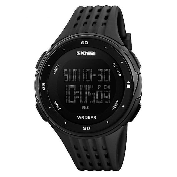 Skmei 1219 Men Multi-function Electronic Watch Black