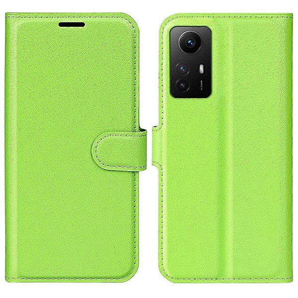 Til Xiaomi Redmi Note 12S 4G Litchi Tekstur Wallet Telefon Cover Stativ PU Læder Etui Multicolor Style F