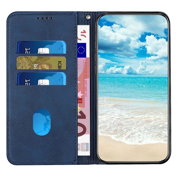 Til Xiaomi Poco F6 Pro 5G/Redmi K70 5G/K70 Pro 5G TPU+PU Læder Præget Støvtæt Etui Telefon Stan Multicolor Sapphire