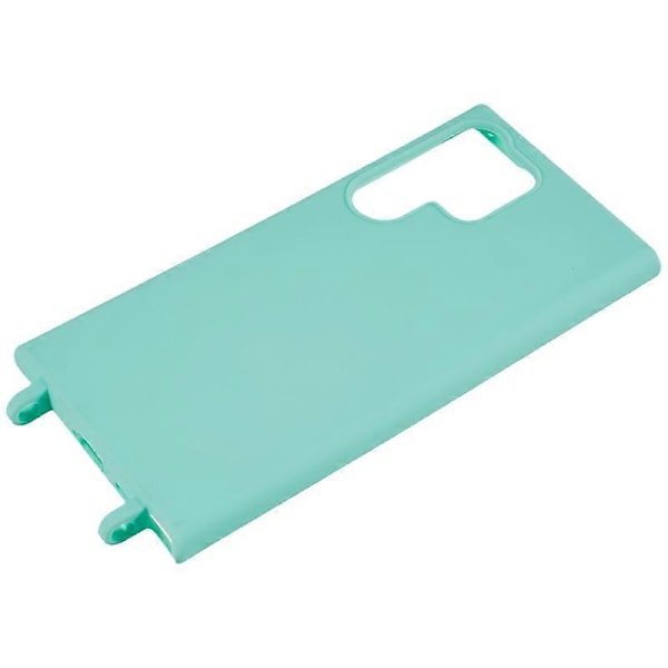 Matt TPU-baksida med justerbar rem för Samsung Galaxy S24 Ultra Multicolor Mint Green
