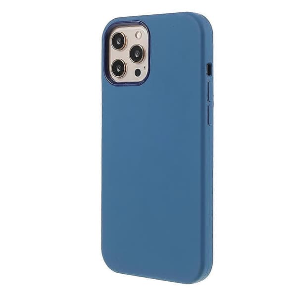 Blød Solid Silikone Beskyttelsescover til Hele Telefonen til iPhone 12 Pro Max 6.7 tommer Multicolor Style C
