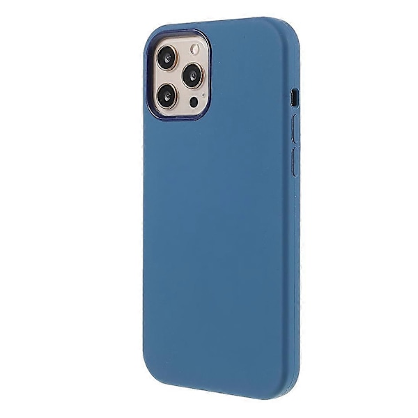 Myk Solid Silikon Fullkropps Beskyttelsesdeksel for iPhone 12 Pro Max 6.7 tommer Multicolor Style C