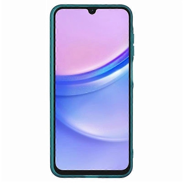 WANLONFENG DKSM -sarja Samsung Galaxy A16 5G/A16 4G -puhelimelle, sähköpinnoitettu kehys karkaistulla lasilla Multicolor Transparent Army Green