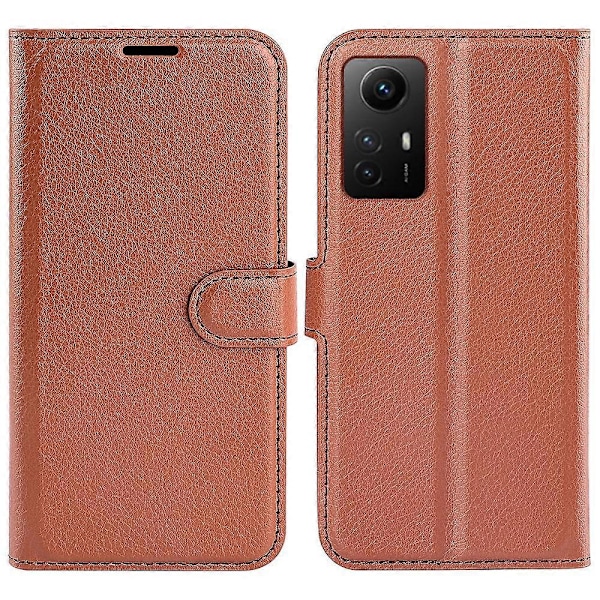 Til Xiaomi Redmi Note 12S 4G Litchi Tekstur Wallet Telefon Cover Stativ PU Læder Etui Multicolor Style I