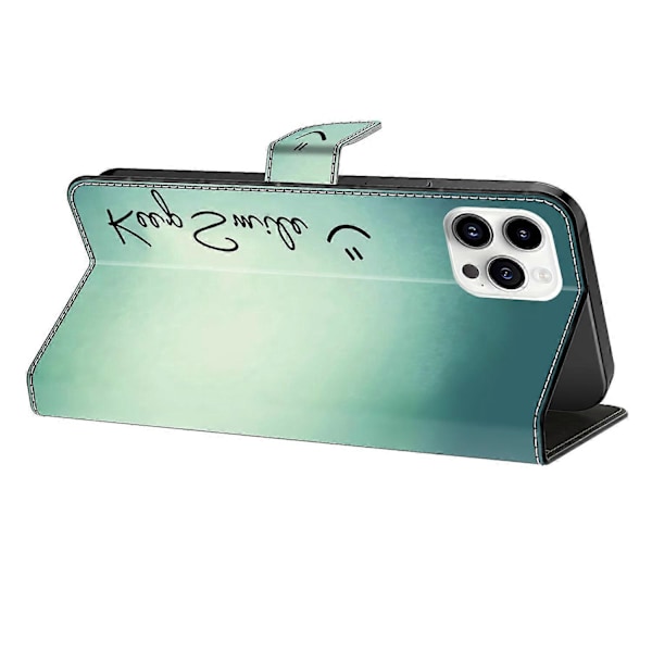 iPhone 16 Pro -kotelo PU-nahkainen lompakkokotelo seisontatoiminnolla Multicolor Style F