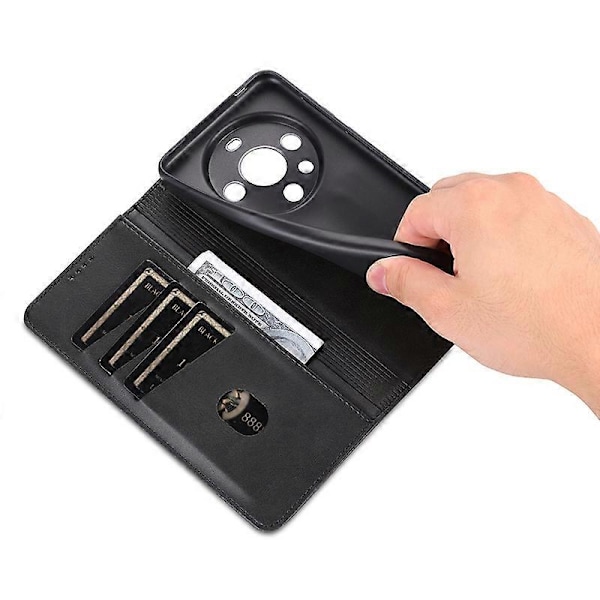 AZNS Etui til Huawei Mate 60 Pro Magnetisk Lukning Tegnebog Læder Cover Multicolor Style F