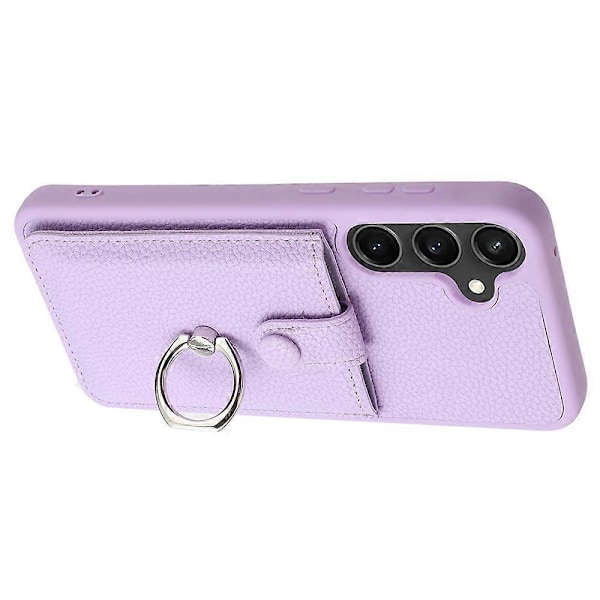 Samsung Galaxy A16 5G/A16 4G -kotelo, korttipaikat, nahkainen takakansi ja rengasteline Multicolor Style F