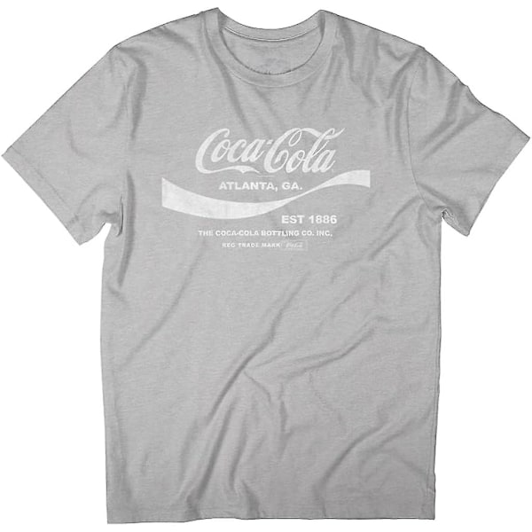Coca Cola Drink 1886 T-shirt för män Grey L