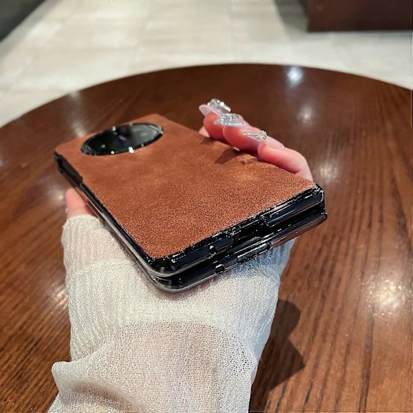 För Huawei Mate X3 5G/Mate X5 Mobilskal Mocka Halkskydd Multicolor Wine Red
