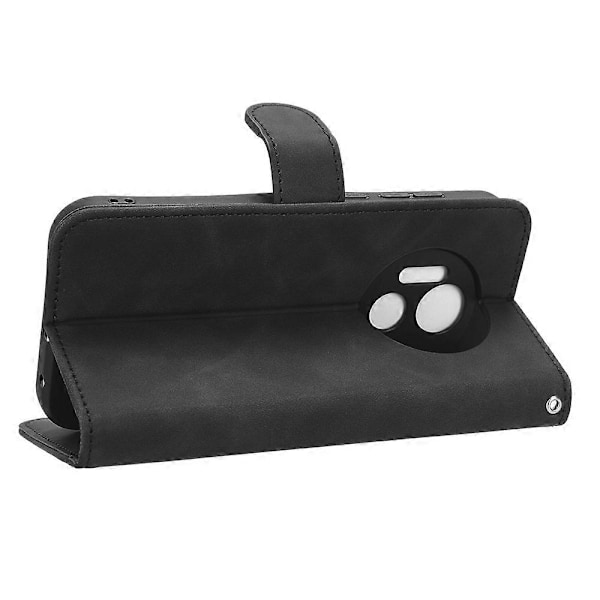PU Läder Skal för Doogee X97/X97 Pro Plånboksfodral Ställ Hud-touch Skyddande Mobilskal- Multicolor Black