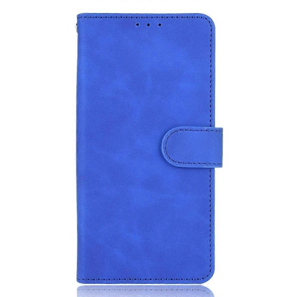 Hud-berøringsfølelse Wallet Stand Læder Flip Case Telefon Cover til Samsung Galaxy A22 5G (EU Version) Multicolor Style C