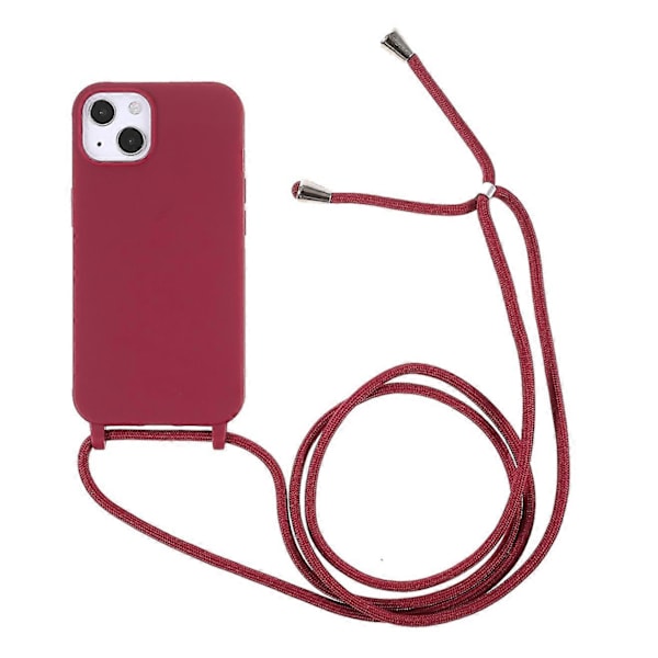 Anti-rep TPU-telefonfodral med justerbart snöre för iPhone 13 6,1 tum Multicolor Style A