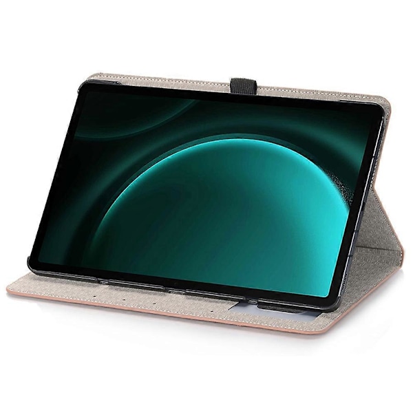 Til Samsung Galaxy Tab S9 FE Wallet Case Krydset Tekstur PU Læder Tablet Cover Multicolor Style A