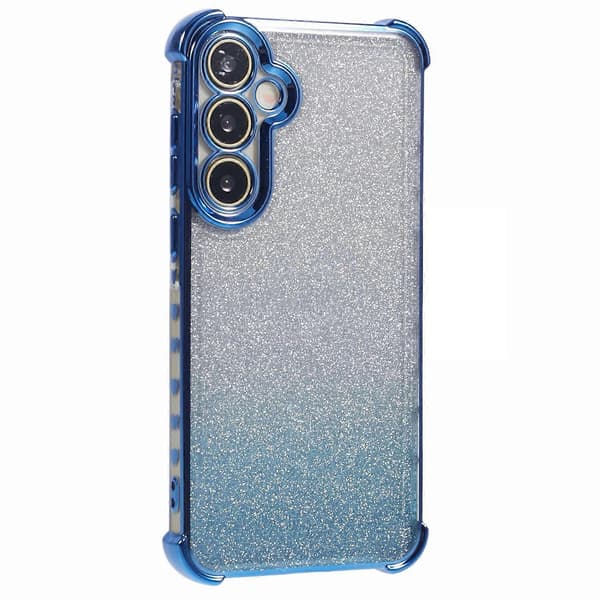 Samsung Galaxy A55 5G TPU-kotelo Glitter Gradient Galvanoidulla Puhelinkuoressa Multicolor Style E