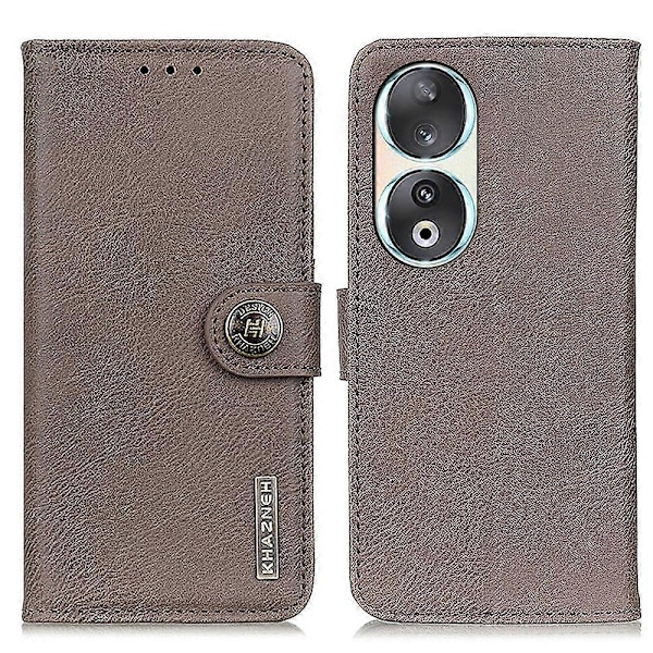 KHAZNEH Honor 90 PU-nahkakotelo, naarmuuntumaton lehmännahkajäljitelmä, jalustalla ja lompakolla Multicolor Style C