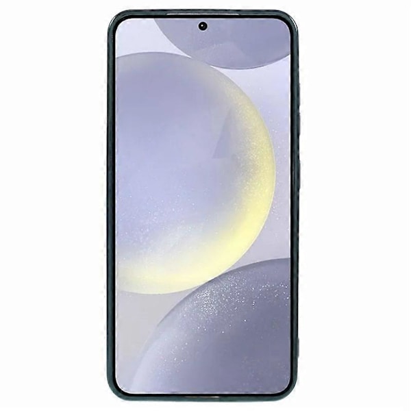Til Samsung Galaxy S24+ Magnetisk Etui WANLONFENG Fuld Beskyttelse Elektropletteret TPU Cover med Temper Multicolor Green