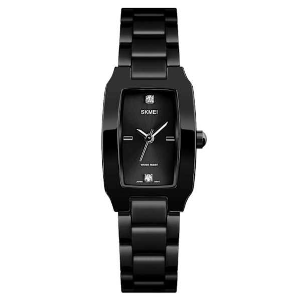 SKMEI Dame Quartz Ur Rustfrit Stål Rem Diamant Urskive Kvinde Armbånd Elegant Dameure silver