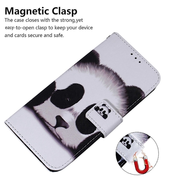 Plånboksfodral för Oppo A79 5G/A2 5G Mönstertryckt Läderfodral Multicolor Panda