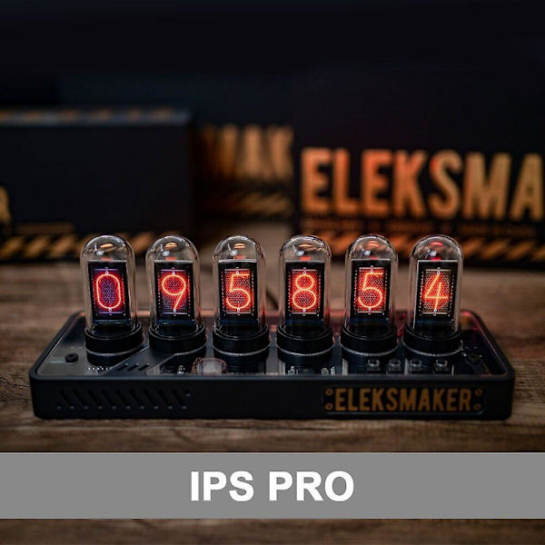 Ips Pro Rgb digital klocka Nixie Electronic Rgb Light Retro Glow Tube 6 siffror