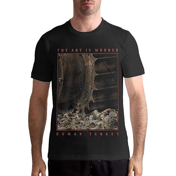 Thy Art Is Murder T-paita miesten puuvillainen t-paita muoti O-kaula lyhythihainen teesadult, S-3xl Black 3XL