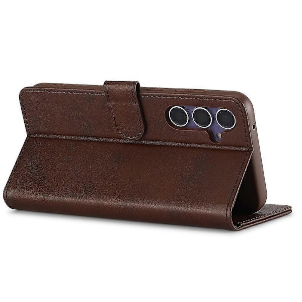 LC.IMEEKE Etui til Samsung Galaxy A16 5G/A16 4G Kalveskindsstruktur PU Læder Stand Wallet Telefon Cover Multicolor Style E
