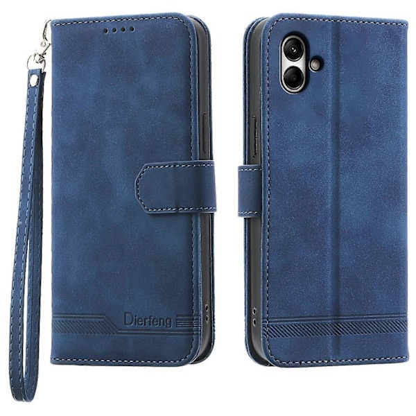 DIERFENG DF-03 Fodral för Samsung Galaxy A05 4G PU Läder Ställ Plånboksfodral Multicolor Style E