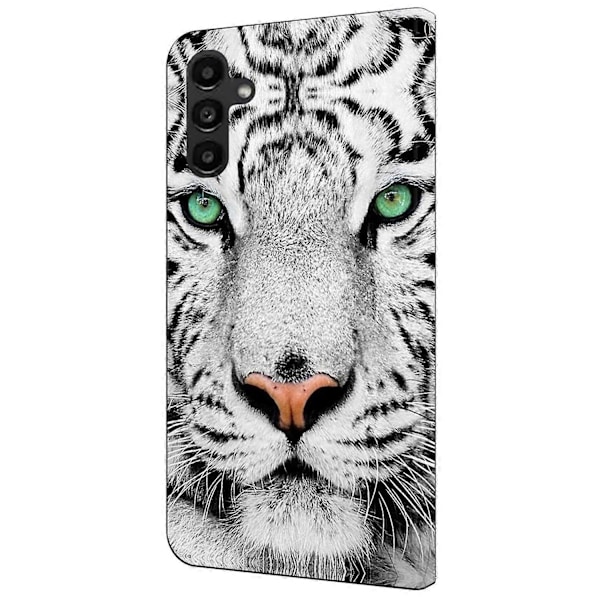 Fodral för Samsung Galaxy A14 4G/5G Mönstertryckt Skyddande Fodral TPU+PU Läder Flip Telefonfodral Multicolor Style D