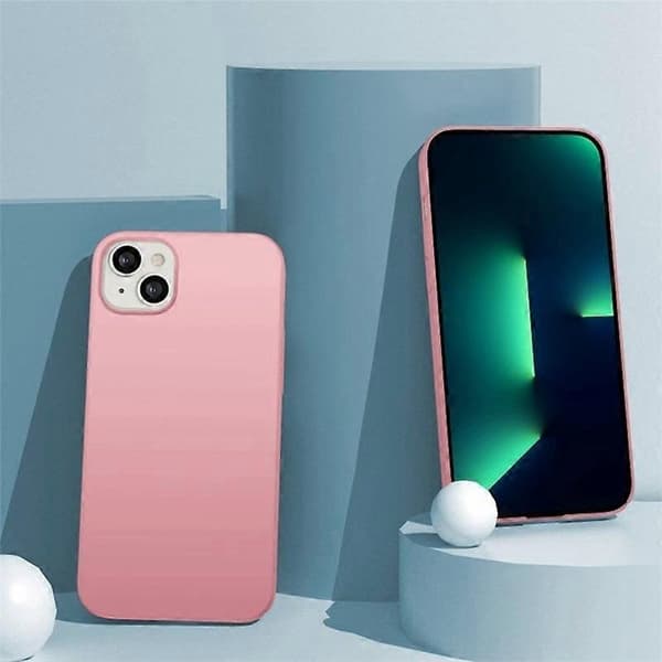 Anti-ripe deksel til iPhone 15, solid farge, PC-deksel Multicolor Style D