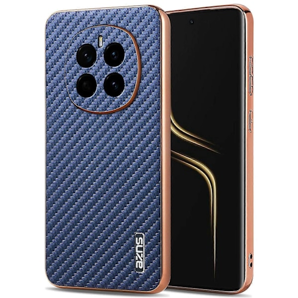 AZNS For Honor Magic7 5G -kotelo, galvanointi, hiilikuitukuvio, PU+TPU-puhelinkotelo Multicolor Style C