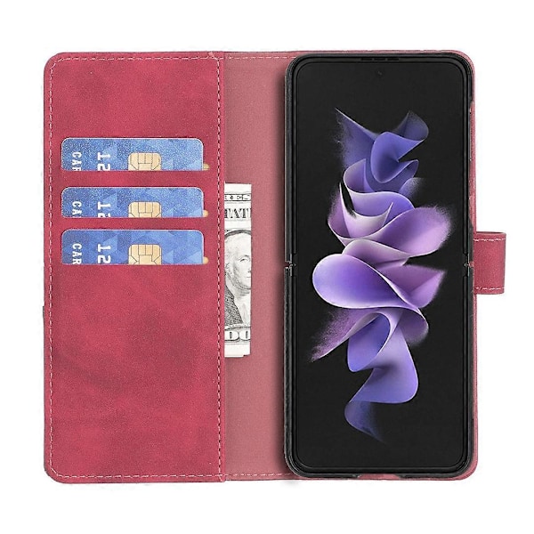 BINFEN COLOR BF05 Samsung Galaxy Z Fold6 5G -kotelolle PU-nahkainen geometrinen puhelinkuori Multicolor Style A