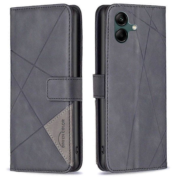BINFEN COLOR BF05 Samsung Galaxy A05 4G -puhelinkotelo PU-nahkalompakolla Multicolor Style A