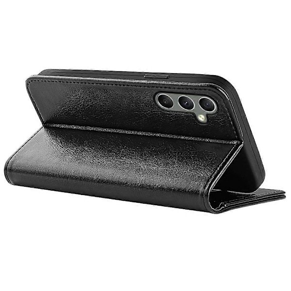 Samsung Galaxy A24 4G (162,1 x 77,6 x 8,3 mm) PU-nahkainen lompakkokotelo, jossa on taitettava jalusta Multicolor Style A
