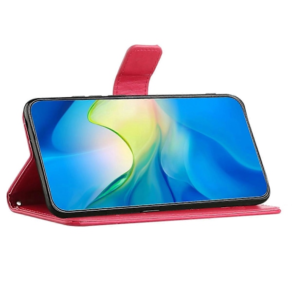 Til Samsung Galaxy A26 5G Etui Wallet Stand Præget Sommerfugl Blomst PU Læder Telefon Cover Multicolor Style B