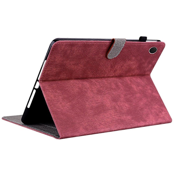 For Samsung Galaxy Tab A9 Lærdeksel Søtt Tigeravtrykk Justerbart Stativ Nettbrettveske Multicolor Style G