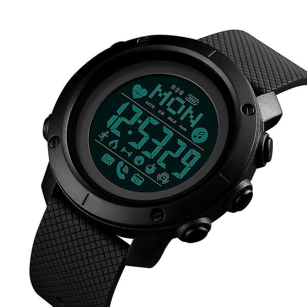 Skmei 1511 Vanntett Kompass Rubber Shell Black