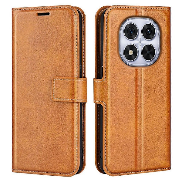 Ställfodral för Xiaomi Redmi Note 14 Pro 5G, reptåligt mobilskal i kalvskinnsimitation Multicolor Style A