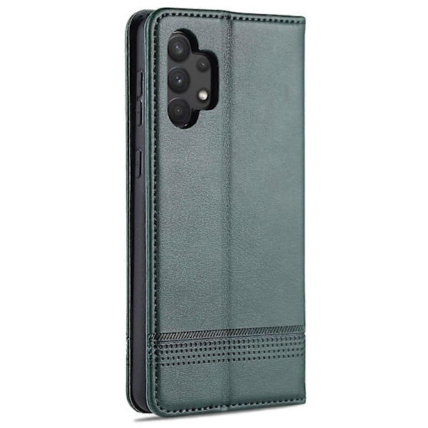 AZNS Stand Wallet Auto-absorberende Magnetisk Læder Etui til Samsung Galaxy A32 4G Multicolor Style D